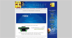 Desktop Screenshot of mallet.fr