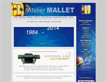 Tablet Screenshot of mallet.fr